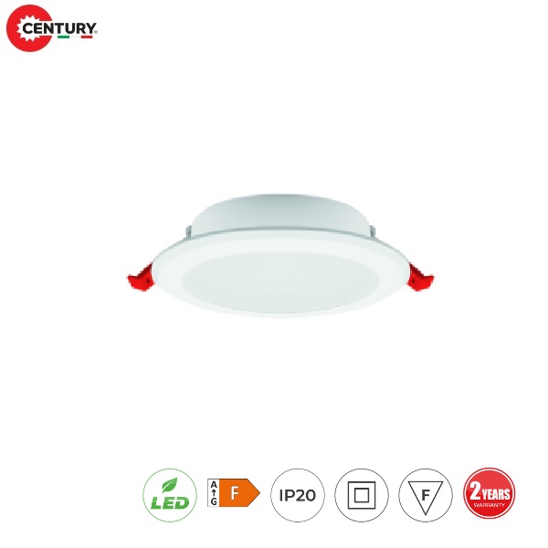 Pannello LED Incasso 12w Luce Natura Diam 132mm 1160 Lumen